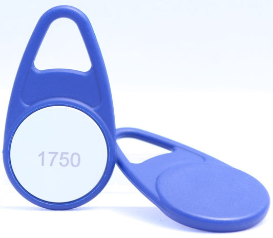 MIFARE Classic® 1K Schlüsselanhänger, Bauform B, blau (100 Stück)