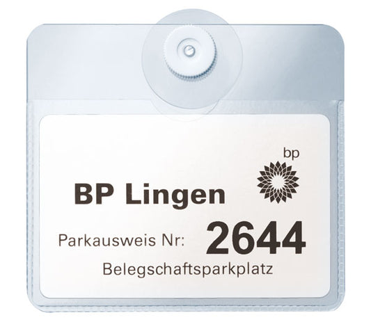 Parkausweis mit Saugnapf, Querformat (29 Stück)